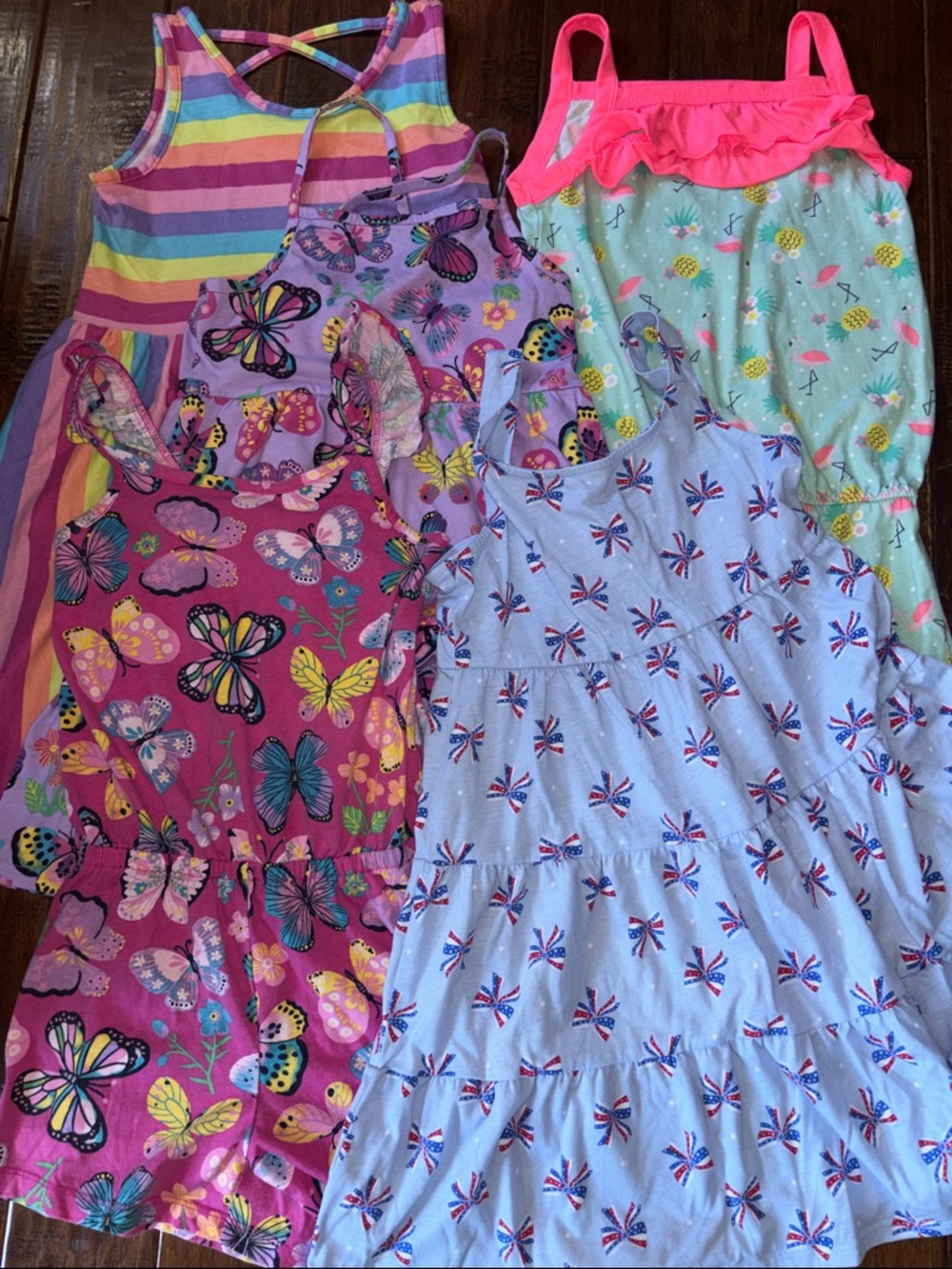 5 Girls Summer Dresses & Rompers